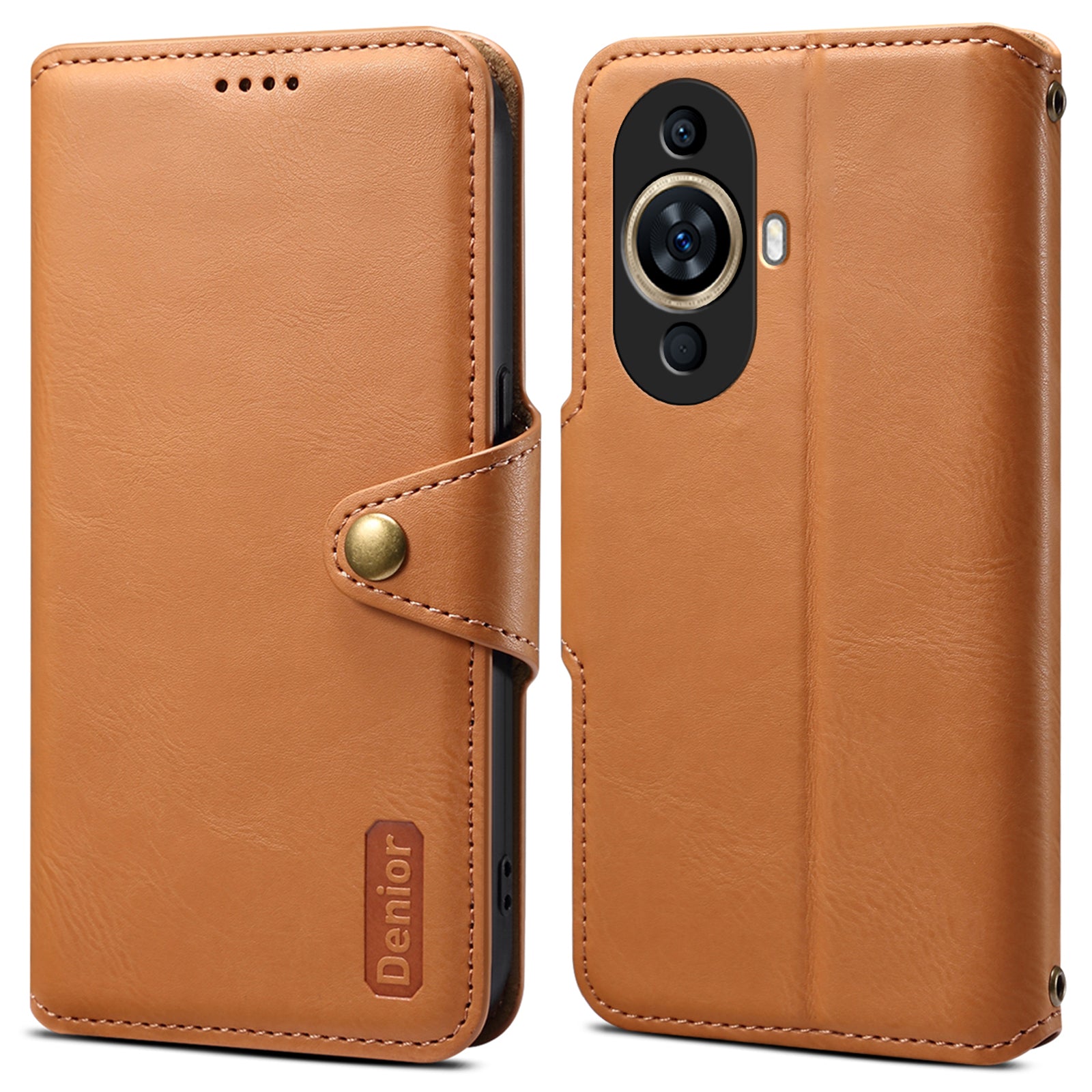 DENIOR For Huawei nova 11 / nova 12s 4G / nova 12 Lite 4G Leather Case with Card Slot Wallet Phone Cover Protector DENIOR For Huawei nova 11 / nova 12s 4G / nova 12 Lite 4G Leather Case with Card Slot Wallet Phone Cover Protector